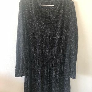 Black/white dot dress